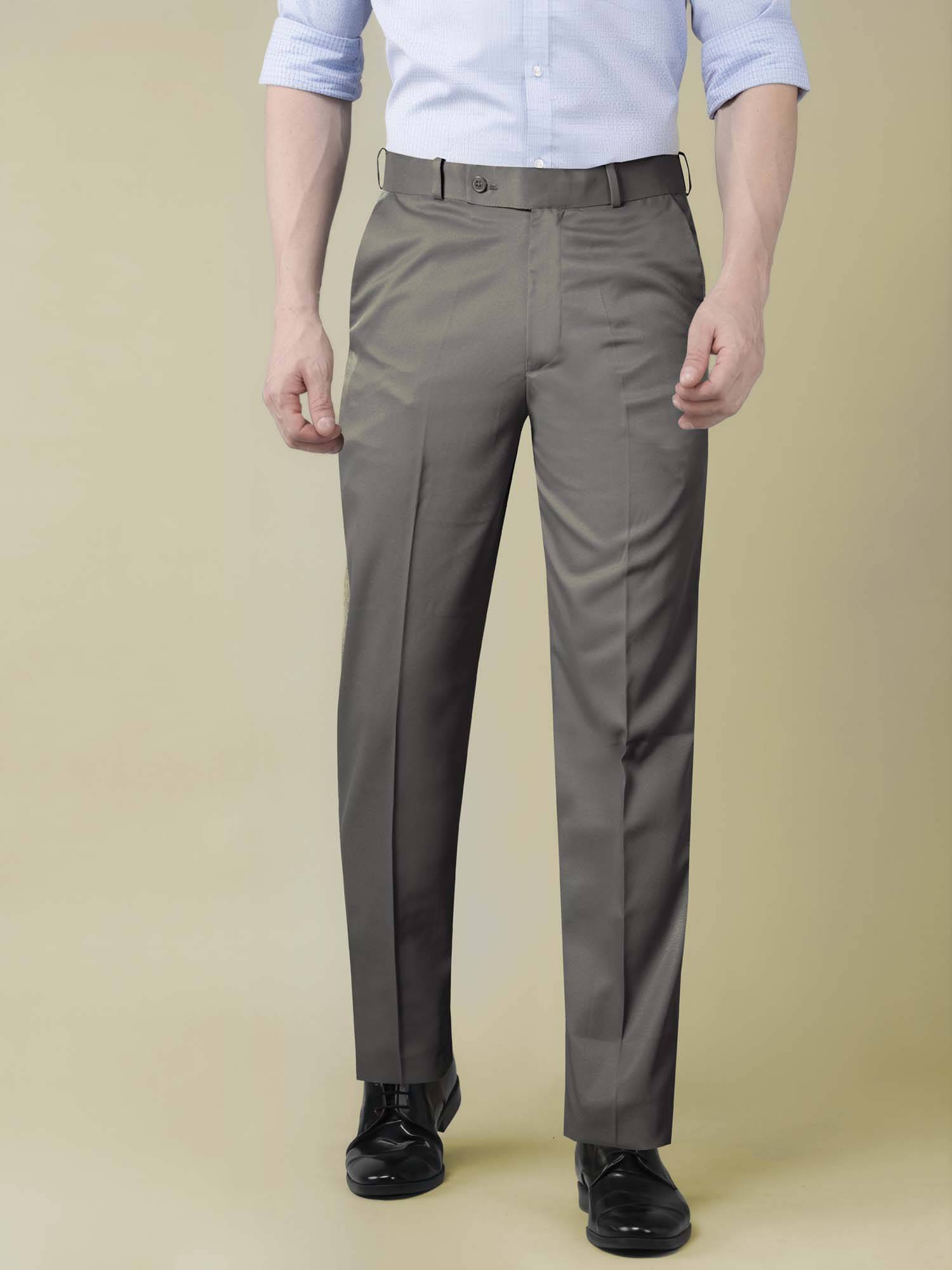     			JB JUST BLACK Regular Men's Formal Trouser - Grey ( Pack of 1 )