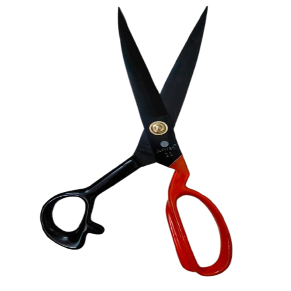 Jupiter Professional Tailoring Scissors – 11 Inch Heavy Duty Fabric Cutting Shears (Black & Red Handle) Jupiter Professional Tailoring Scissors – 11 Inch Heavy Duty Fabric Cutting Shears (Black & Red Handle)