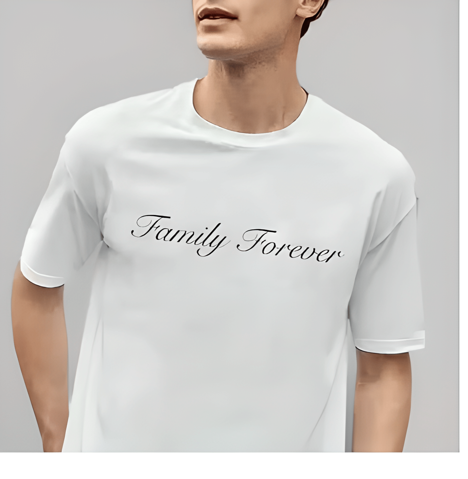     			KM Men Polyester Regular Fit Printed T-Shirt ( White )