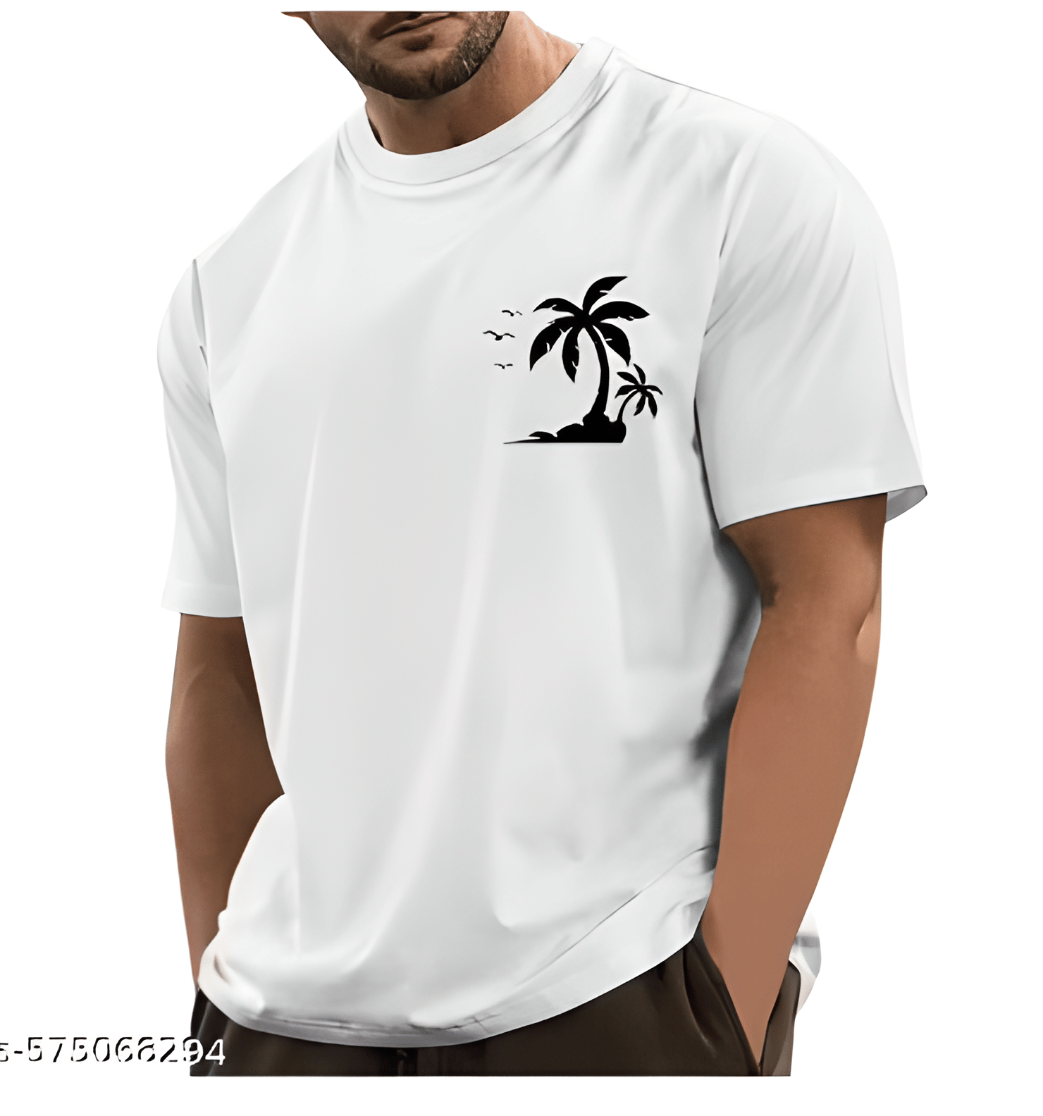     			KM Men Polyester Regular Fit Printed T-Shirt ( Multicolor4 )