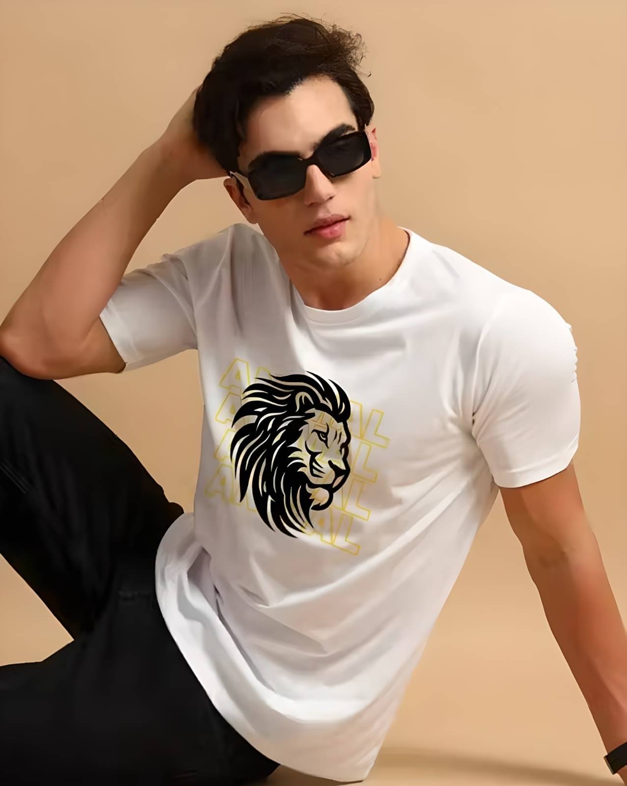 KM Men Polyester Regular Fit Printed T-Shirt ( Multicolor4 ) KM Men Polyester Regular Fit Printed T-Shirt ( Multicolor4 )