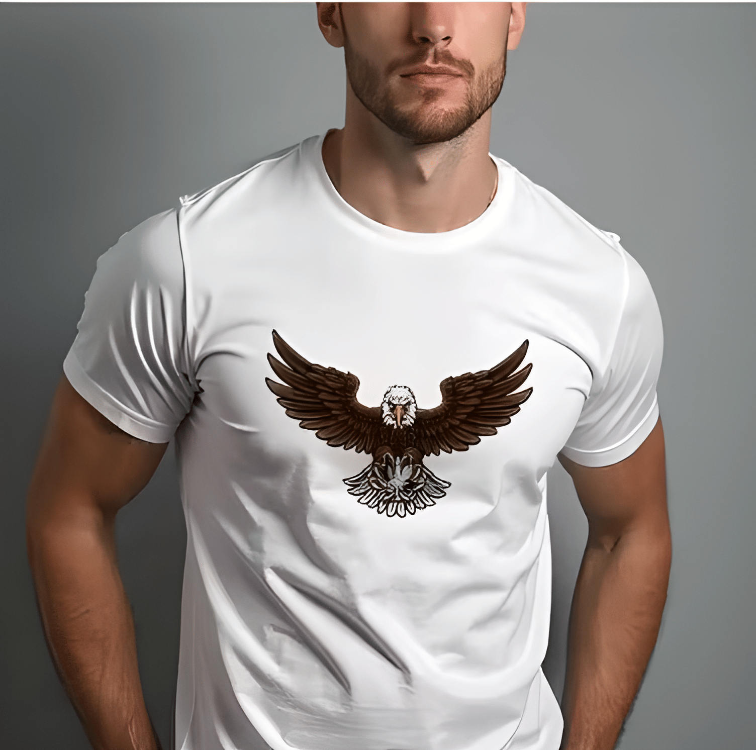     			KM Men Polyester Regular Fit Printed T-Shirt ( Multicolor4 )