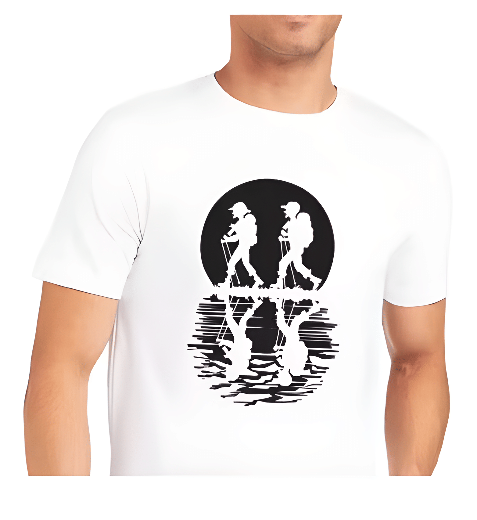 KM Men Polyester Regular Fit Printed T-Shirt ( White ) KM Men Polyester Regular Fit Printed T-Shirt ( White )