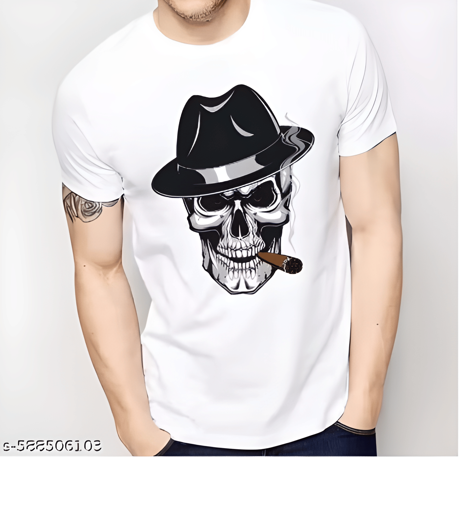     			KM Men Polyester Regular Fit Printed T-Shirt ( Multicolor4 )
