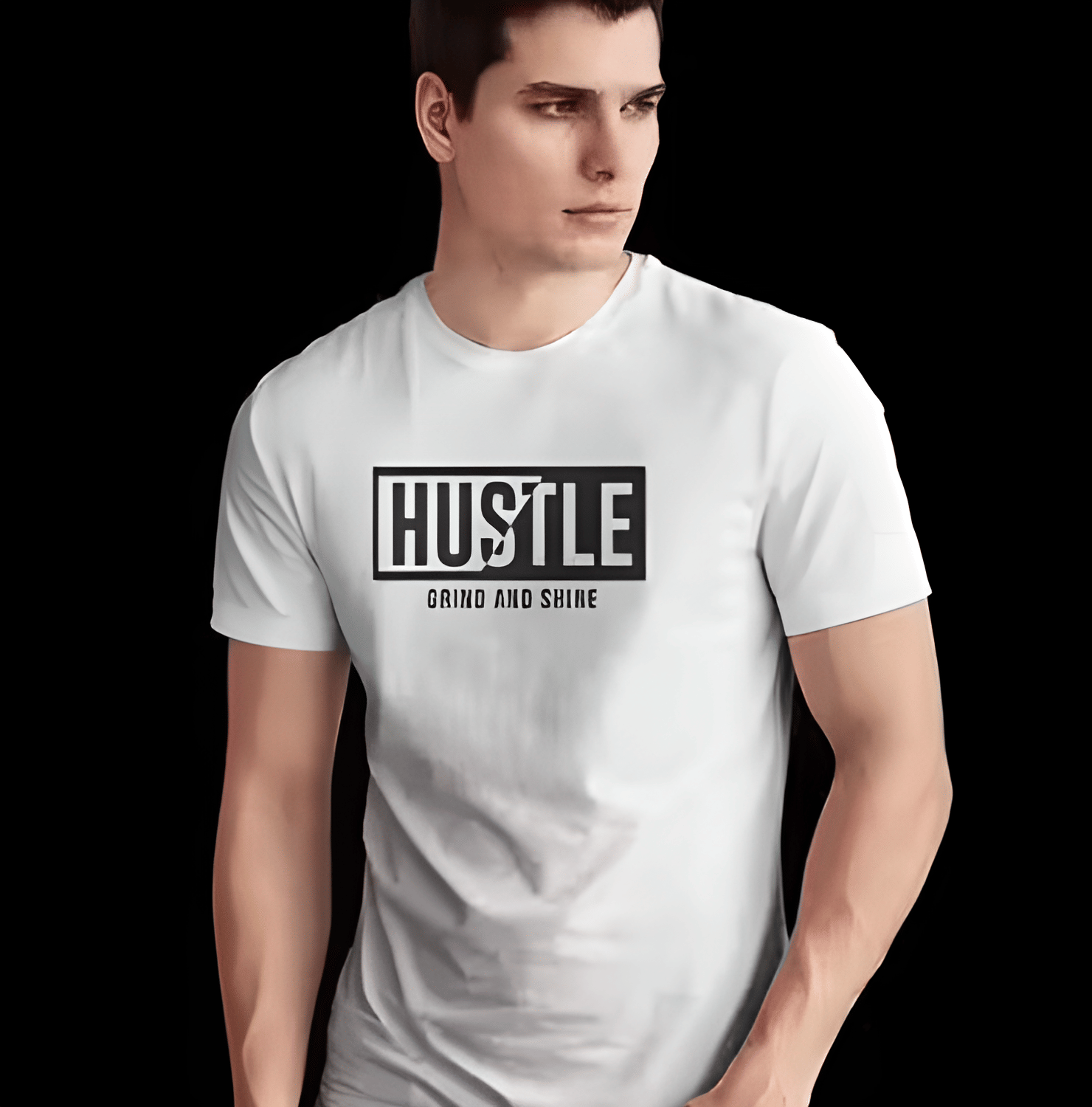     			KM Men Polyester Regular Fit Printed T-Shirt ( Multicolor4 )