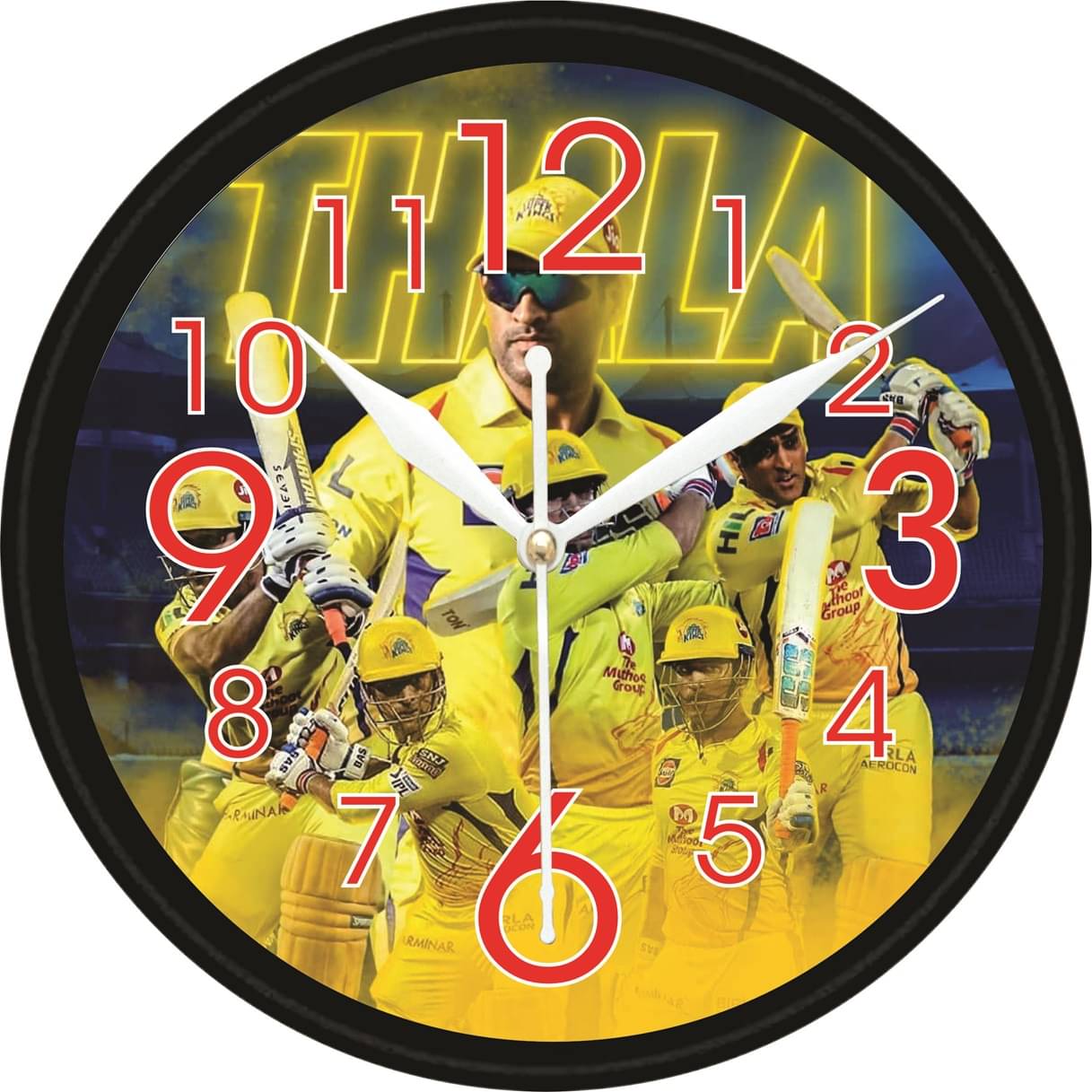     			KP CRAFT Circular Analog Wall Clock