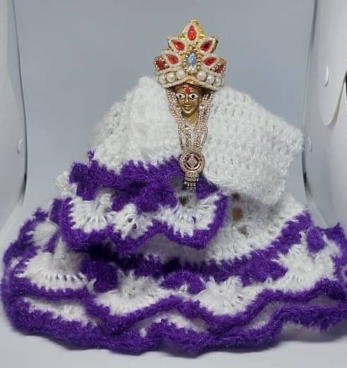     			KRIDHARA FOUNDATION Durga Mata Purple Wool Dress ( Pack of 1 )