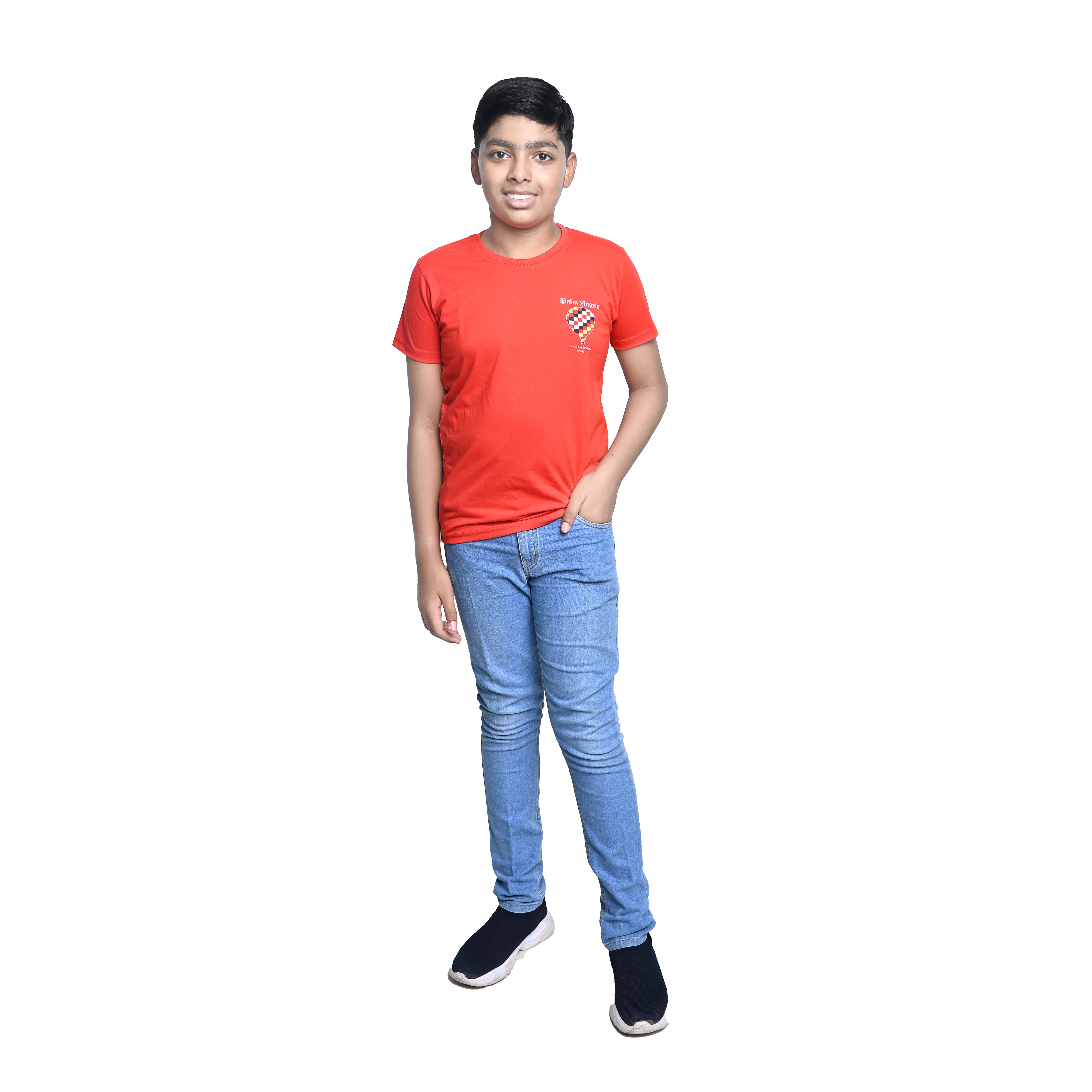     			Kidzee Kingdom Pack of 1 Boys Cotton T-Shirt ( Red )