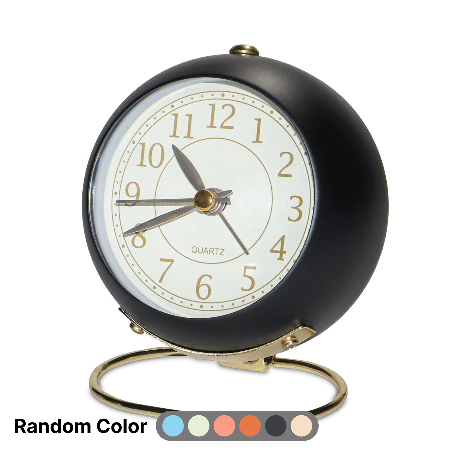     			MAHADEV ENTERPRISE Analog Metal Table Clock - Pack of 1