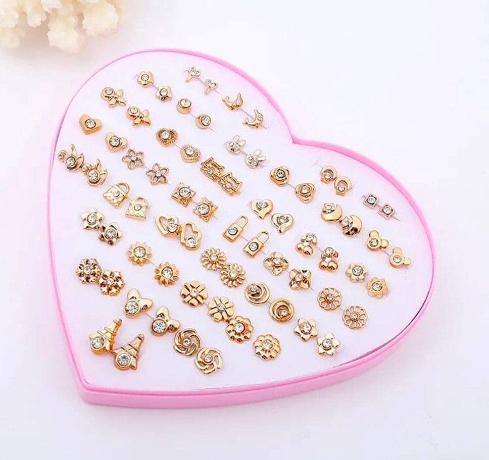     			Mehak Creation Gold Stud Earrings ( More Than 10 )