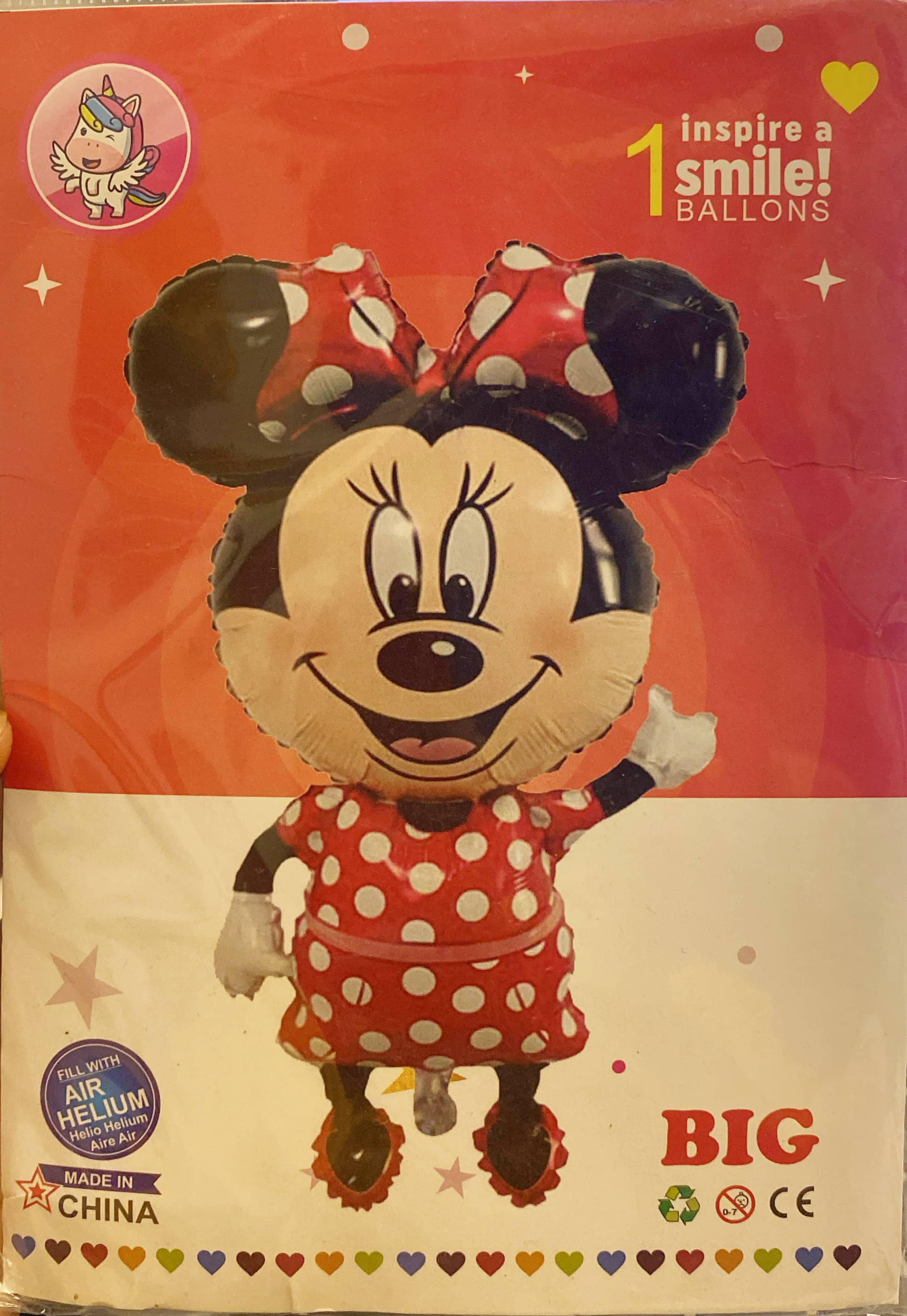     			Mickey Mouse Cartoon Foil Balloon – Air or Helium Inflatable Balloon for Kids’ Birthday Party Decoration