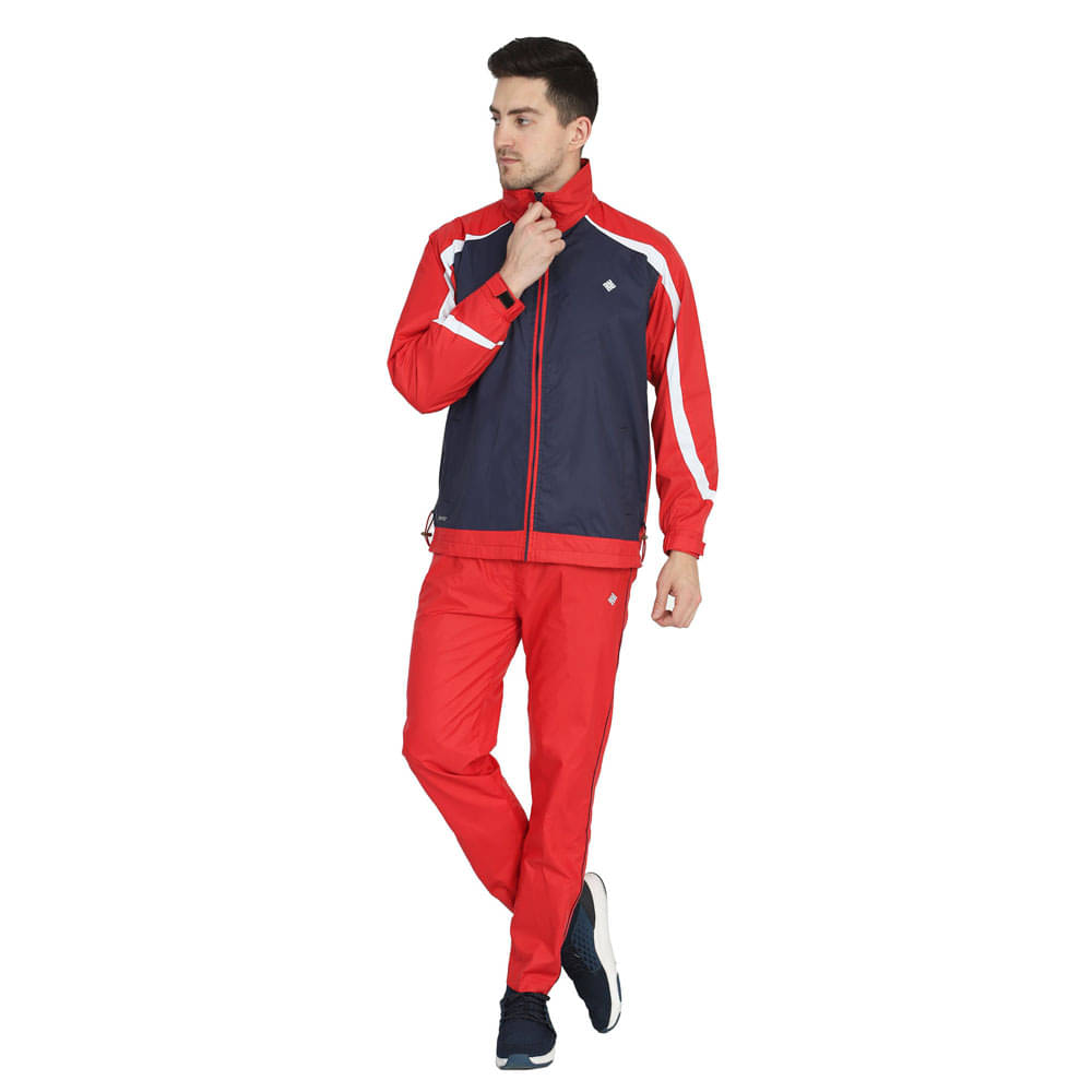 NU9 Red Polyester Regular Fit Men's Tracksuit ( Pack of 1 ) NU9 Red Polyester Regular Fit Men's Tracksuit ( Pack of 1 )