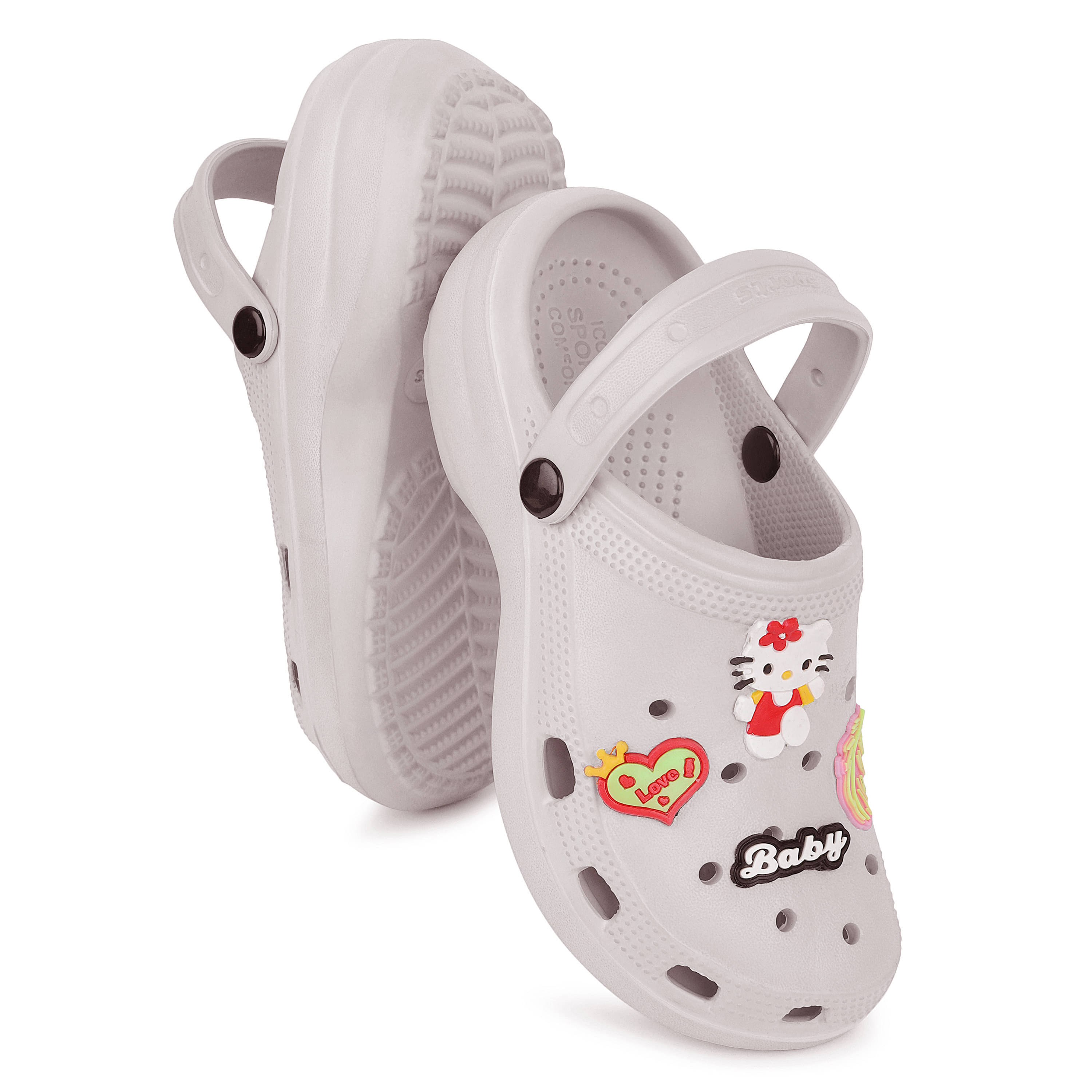     			PENNEN Gray Women's Floater Sandals