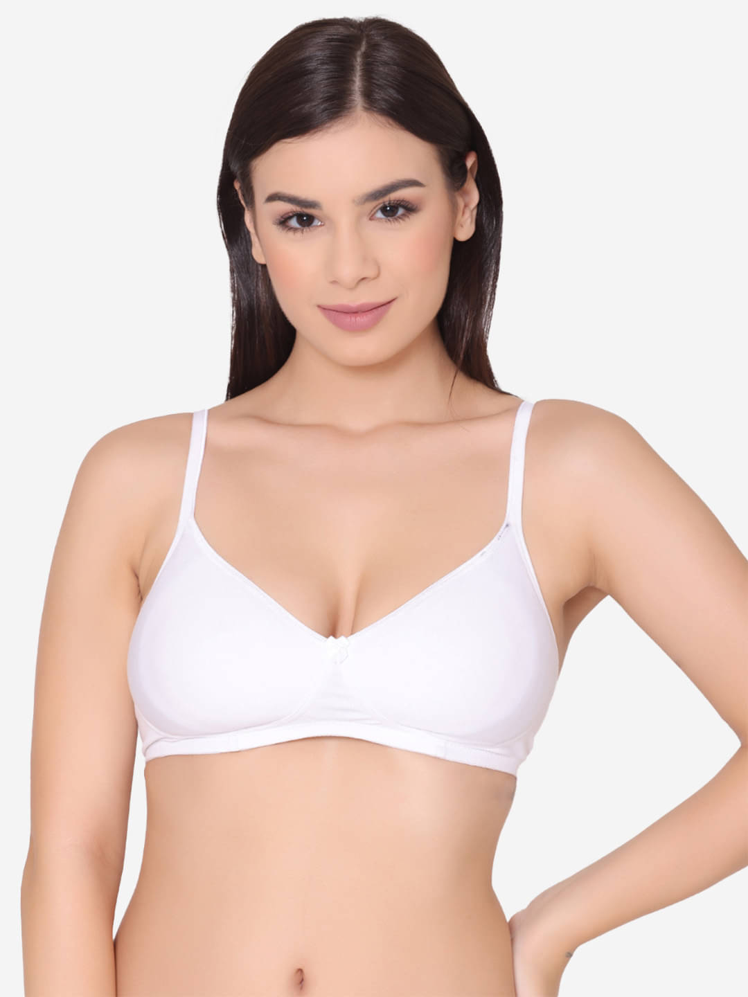 Paris Beauty Pack of 1 Cotton Non Padded T-Shirt Bra For Women ( White ) Paris Beauty Pack of 1 Cotton Non Padded T-Shirt Bra For Women ( White )