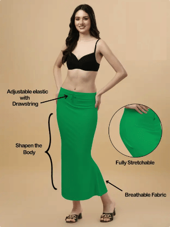 Pathudi Petticoat ( Green , Pack of 1 ) Pathudi Petticoat ( Green , Pack of 1 )