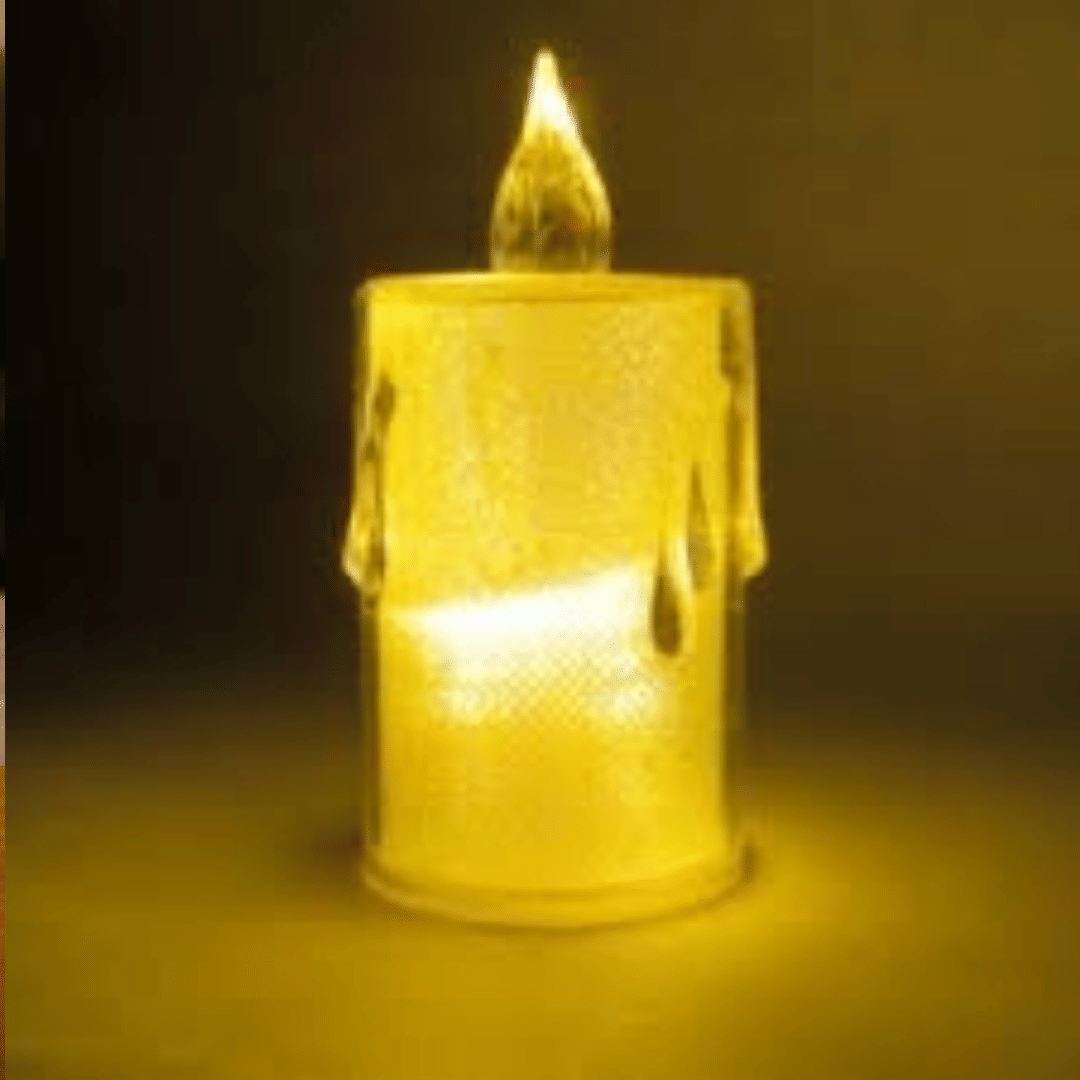     			PrimeStyle1 Yellow LED Tea Light Candle 11 cm ( Pack of 12 )