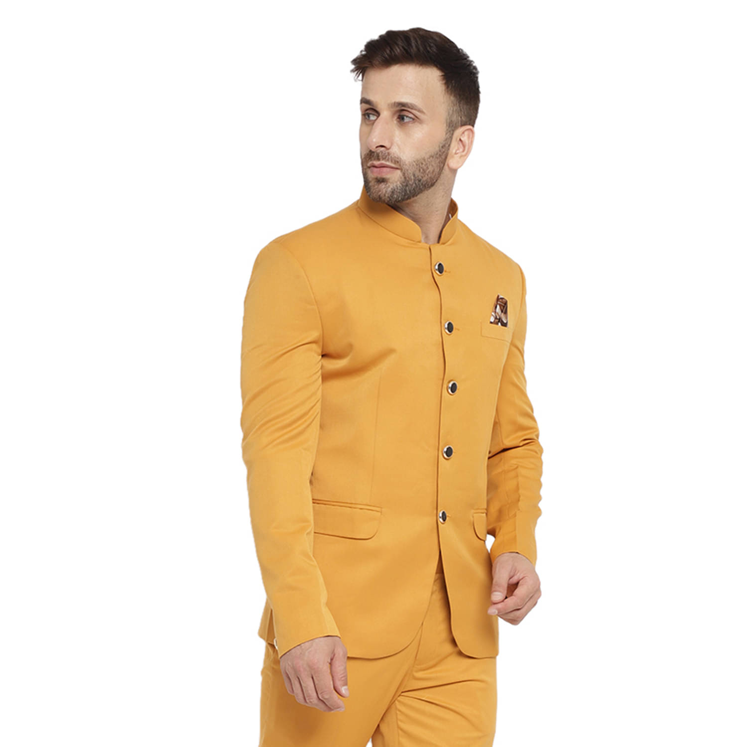     			REFULGENT Viscose Men's Blazer - Mustard ( Pack of 1 )