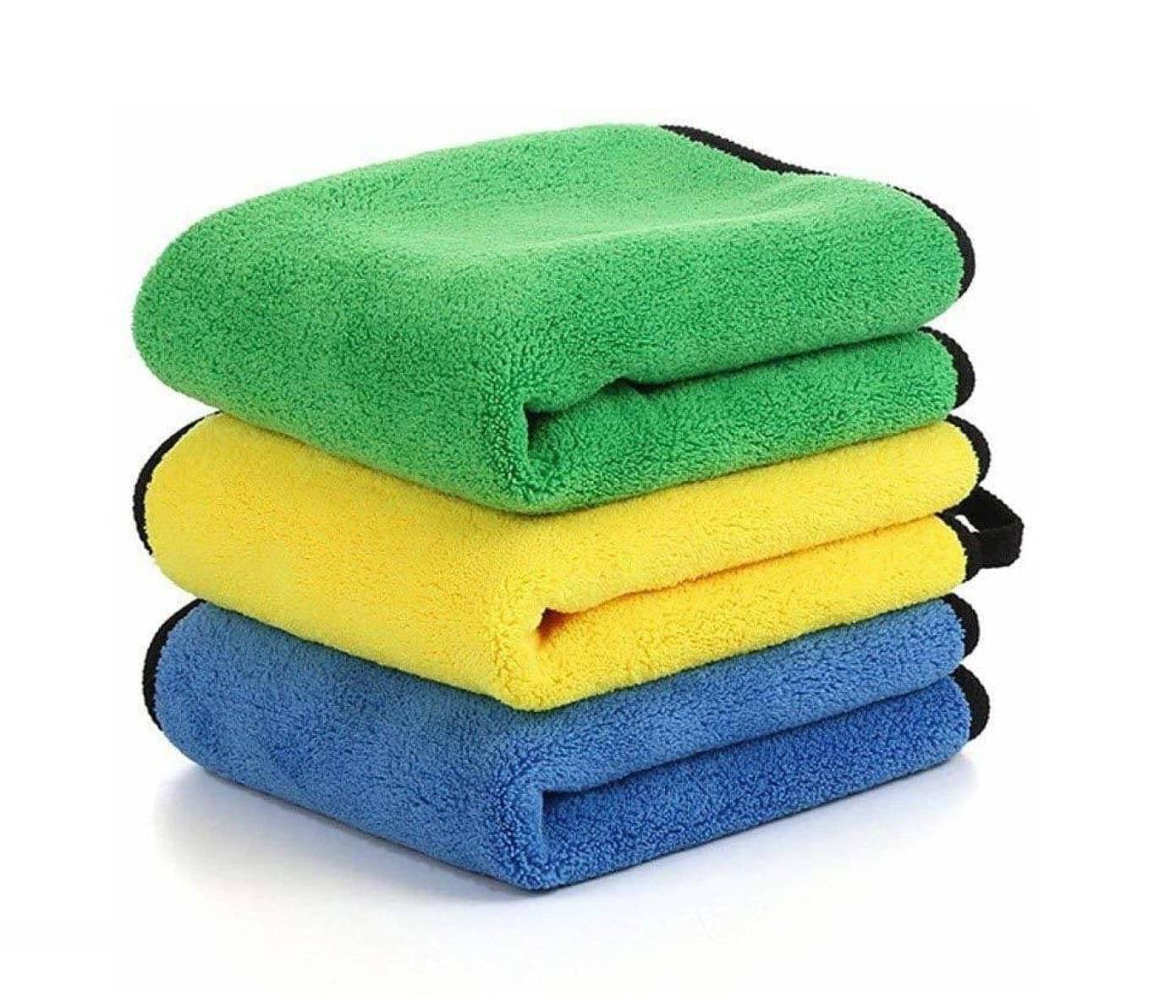 SCODELLA Multicolor 400 GSM Microfiber Cloth For Automobile ( Pack of 3 ) SCODELLA Multicolor 400 GSM Microfiber Cloth For Automobile ( Pack of 3 )