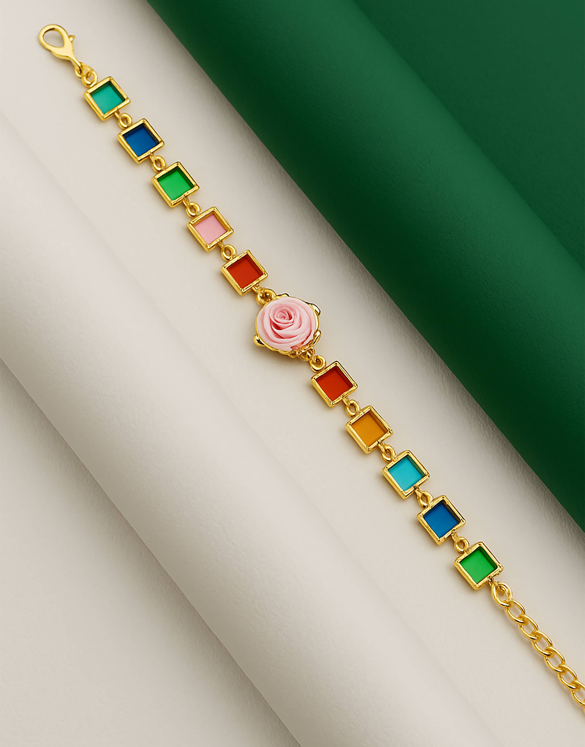     			SHANKH-KRIVA Pink Bracelet ( Pack of 1 )
