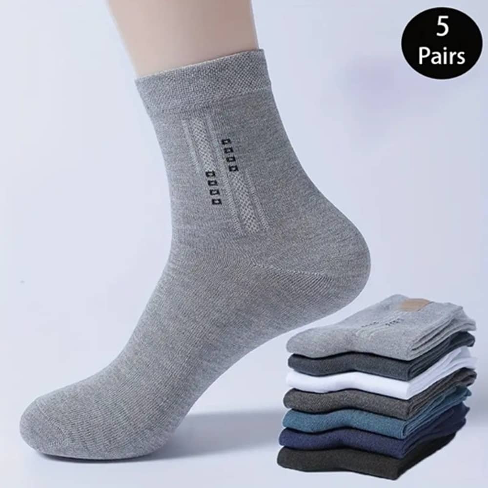 Septem Pack of 5 Men's Cotton Ankle Length Socks ( Multicolor ) - Socks | Buy online on ZillyBuy
