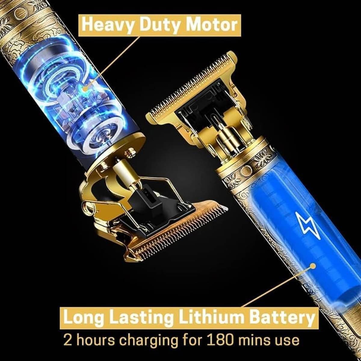     			Shop To Shop buddha trimmer Gold Corded,Cordless Beard Trimmer With 25 minutes Runtime