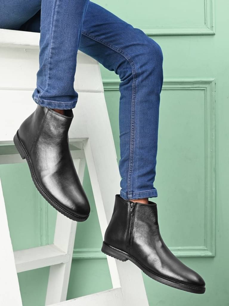     			Sir Corbett Black Men's Formal Boots