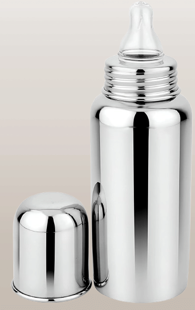     			Solida 240 Silver Feeding Bottle ( Pack of 1 )