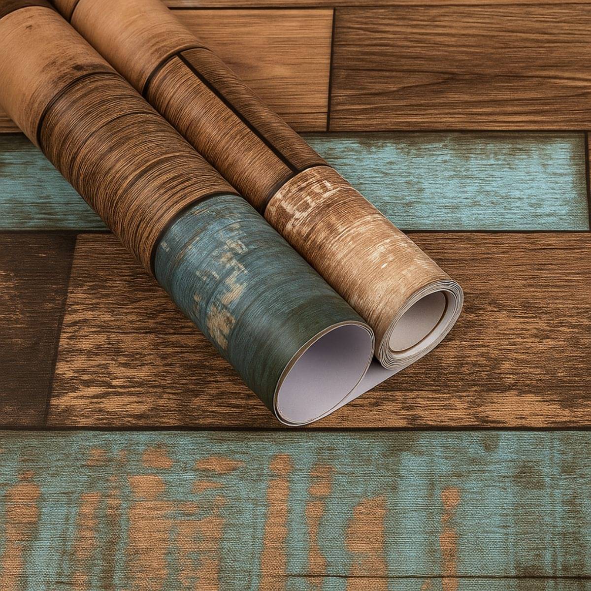     			Tiny Shiny Wood Brick Wallpaper for Wall and Home decoration for badroom