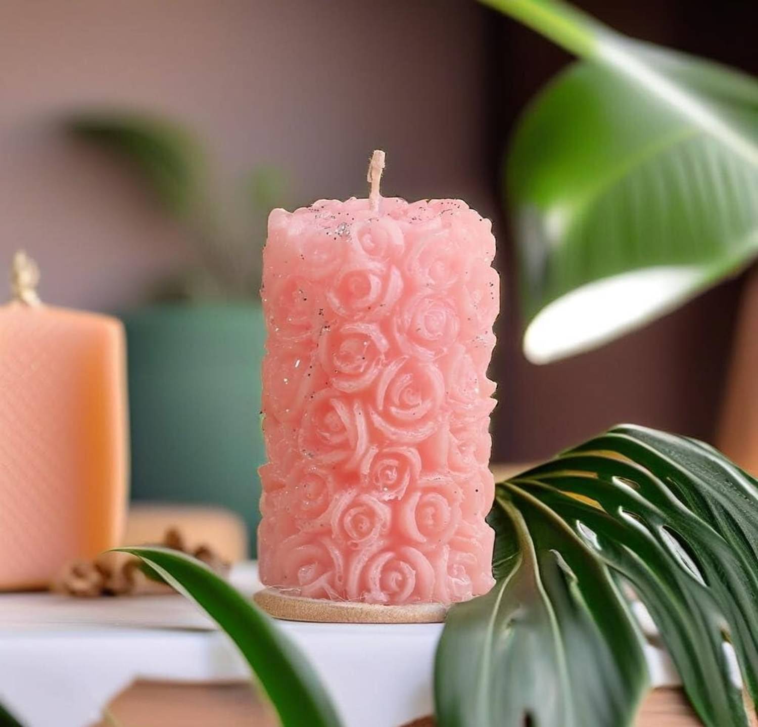 VAKULU Multicolour Pillar Candle 10 cm ( Pack of 1 )     			VAKULU Multicolour Pillar Candle 10 cm ( Pack of 1 )