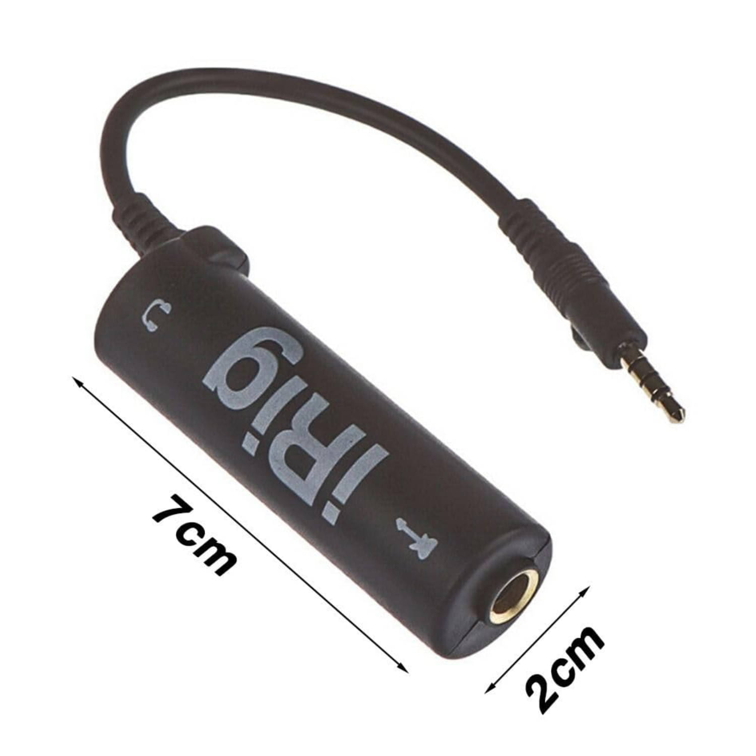     			iRig Audio Interface Adapter for Guitar, Microphone, Multimedia Ampli Tub Guitar Interface Adaptor - Mobile 3.5mm Jack Connector for iPhone, , Music Recording, Podcasting, Jaming Note: Not Suitable for Android Users