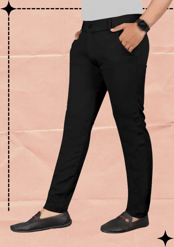     			ikigai Black Lycra Men's Trackpants ( Pack of 1 )