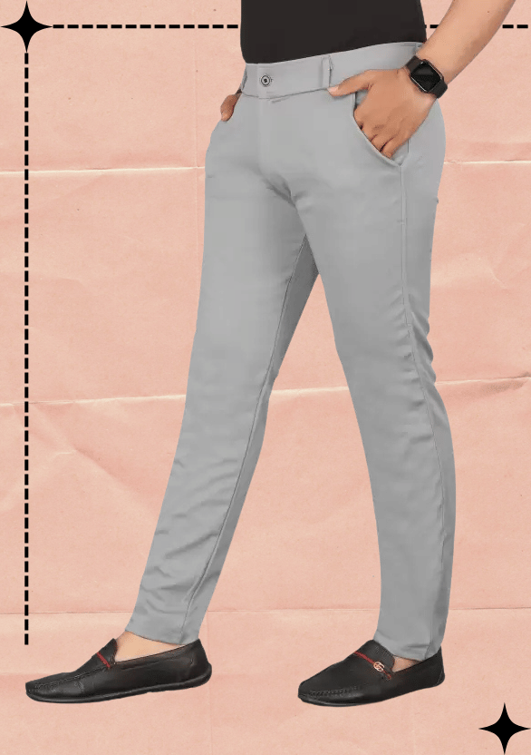     			ikigai Grey Lycra Men's Trackpants ( Pack of 1 )