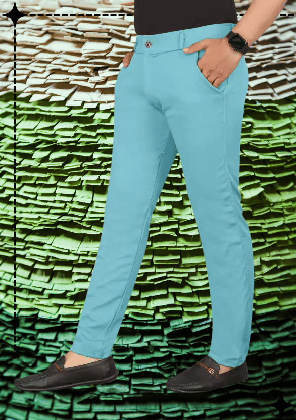ikigai Sky Blue Lycra Men's Trackpants ( Pack of 1 )     			ikigai Sky Blue Lycra Men's Trackpants ( Pack of 1 )
