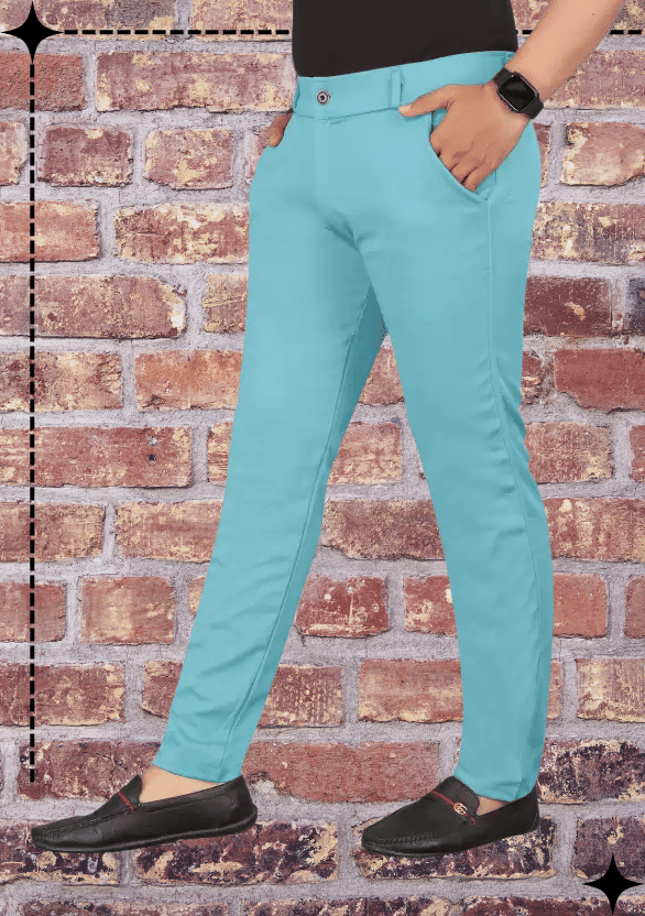 ikigai Sky Blue Lycra Men's Trackpants ( Pack of 1 )     			ikigai Sky Blue Lycra Men's Trackpants ( Pack of 1 )