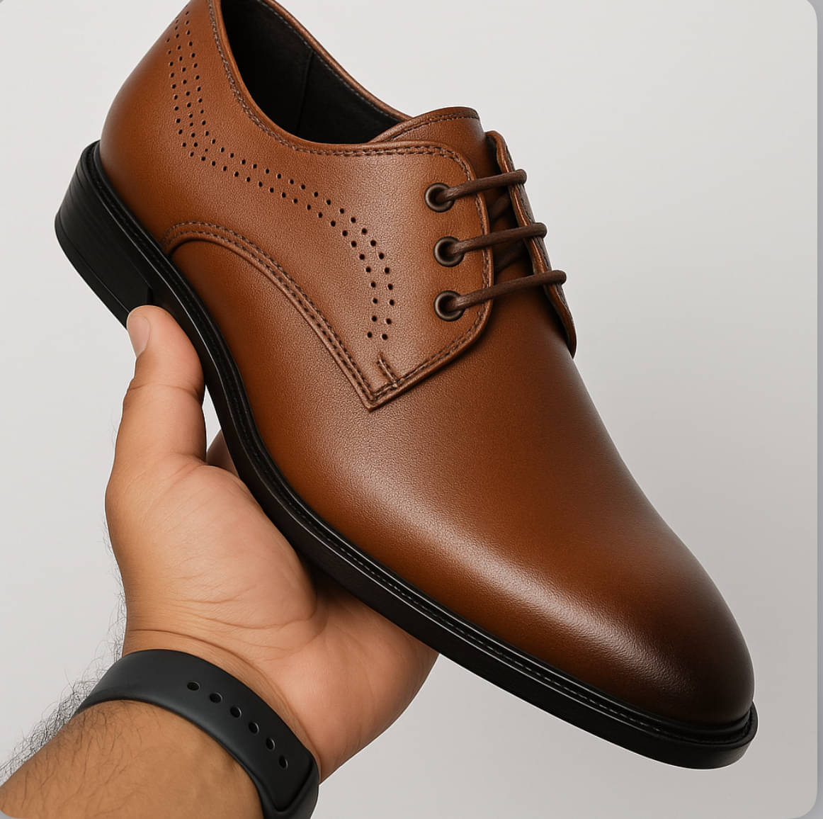 vr the style Tan Men's Derby Formal Shoes     			vr the style Tan Men's Derby Formal Shoes