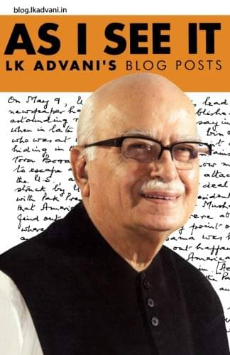     			As I See It By L K ADVANI