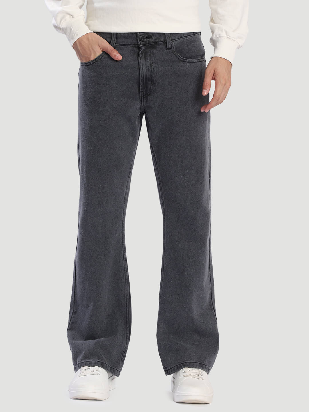     			Bene Kleed Regular Fit Clean Look Men's Jeans - Grey ( Pack of 1 )