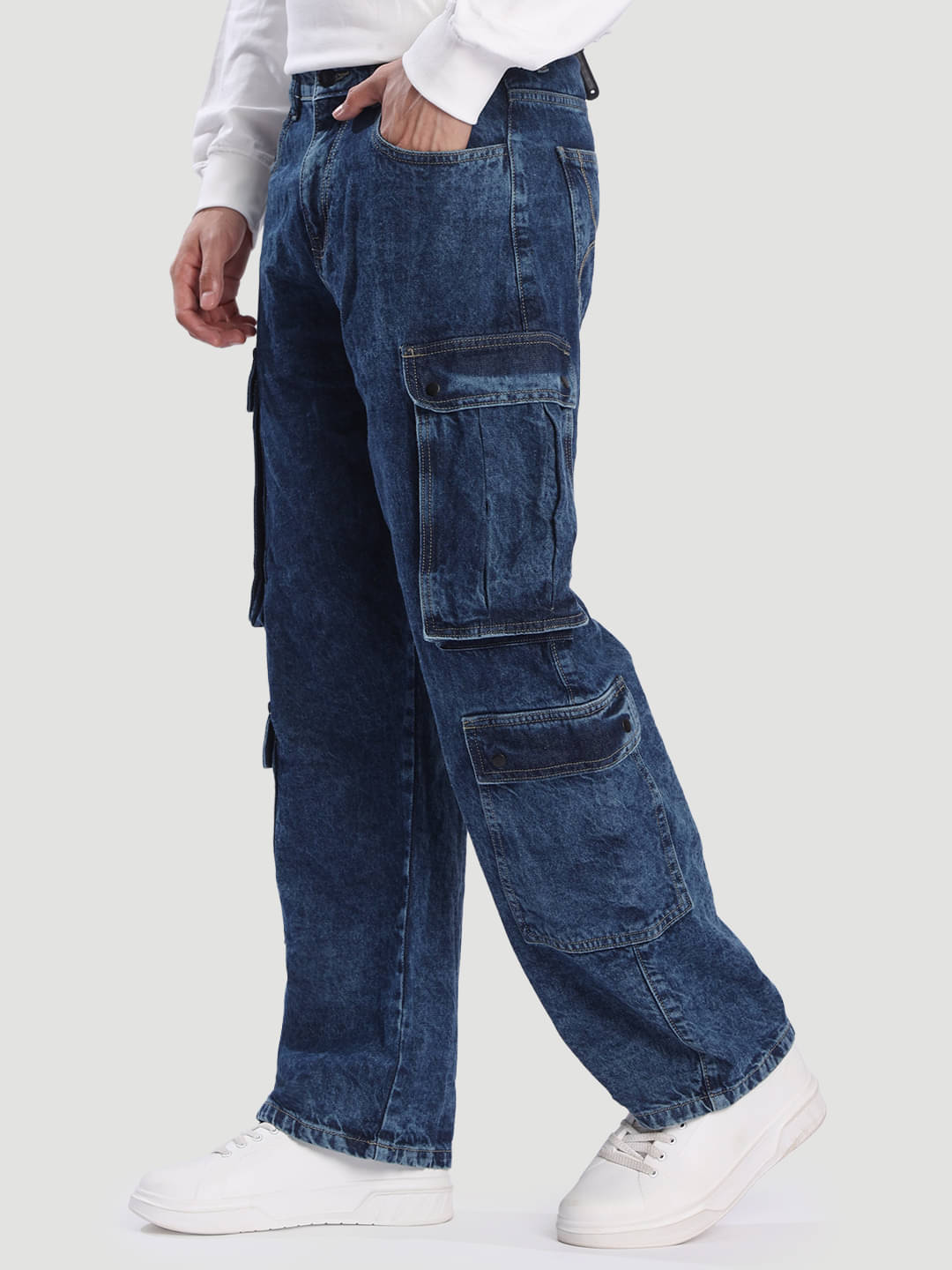     			Bene Kleed Relaxed Clean Look Men's Jeans - Blue ( Pack of 1 )