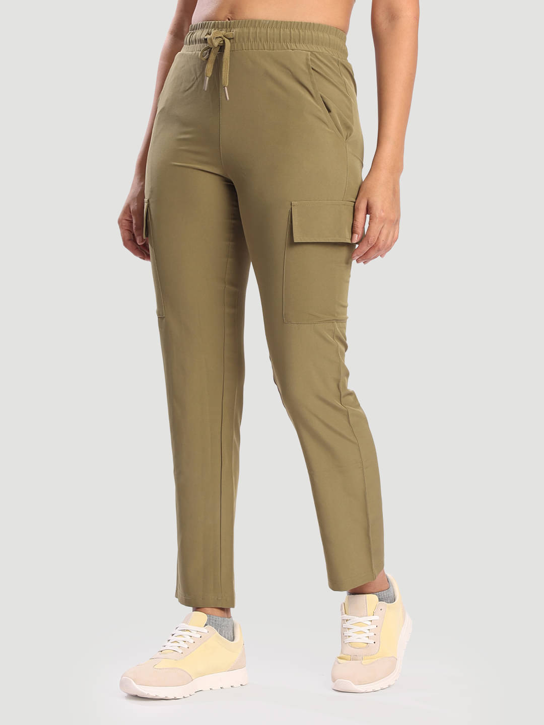     			Bene Kleed Women Polyester Casual Trousers ( Camel )