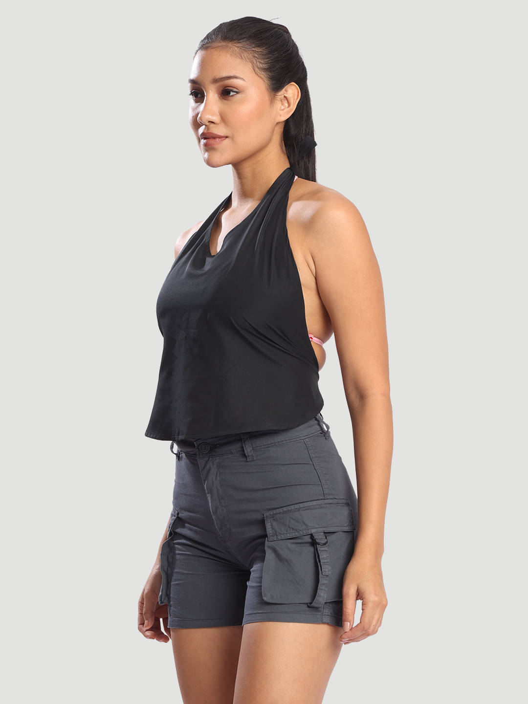 Bene Kleed Women's Polyester A-Line Top ( Black ) Bene Kleed Women's Polyester A-Line Top ( Black )