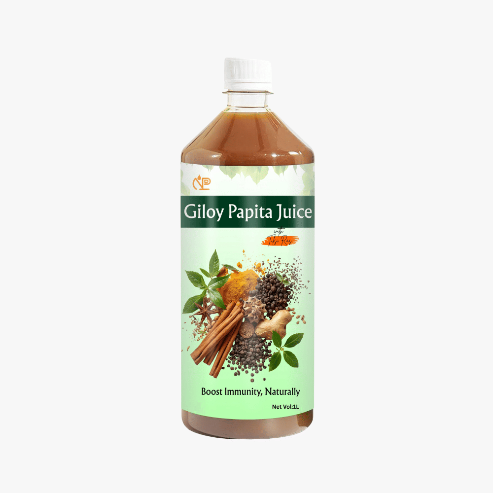     			Giloy Papita Juice 1 Litre | Ayurvedic Herbal Juice for Immunity, Dengue Recovery & Platelet Count | Natural Health Tonic with Giloy & Papaya Leaf Juice