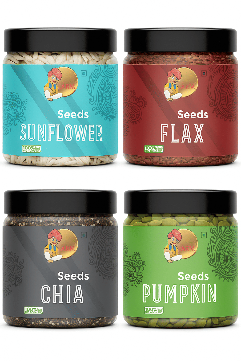     			MARWADI FARM Mixed Seeds ( Pack of 4 )