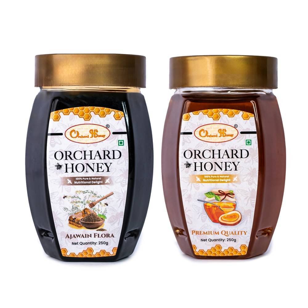     			Orchard Honey Forest Honey Ajwain Flora+Premium 500 g Pack of 2