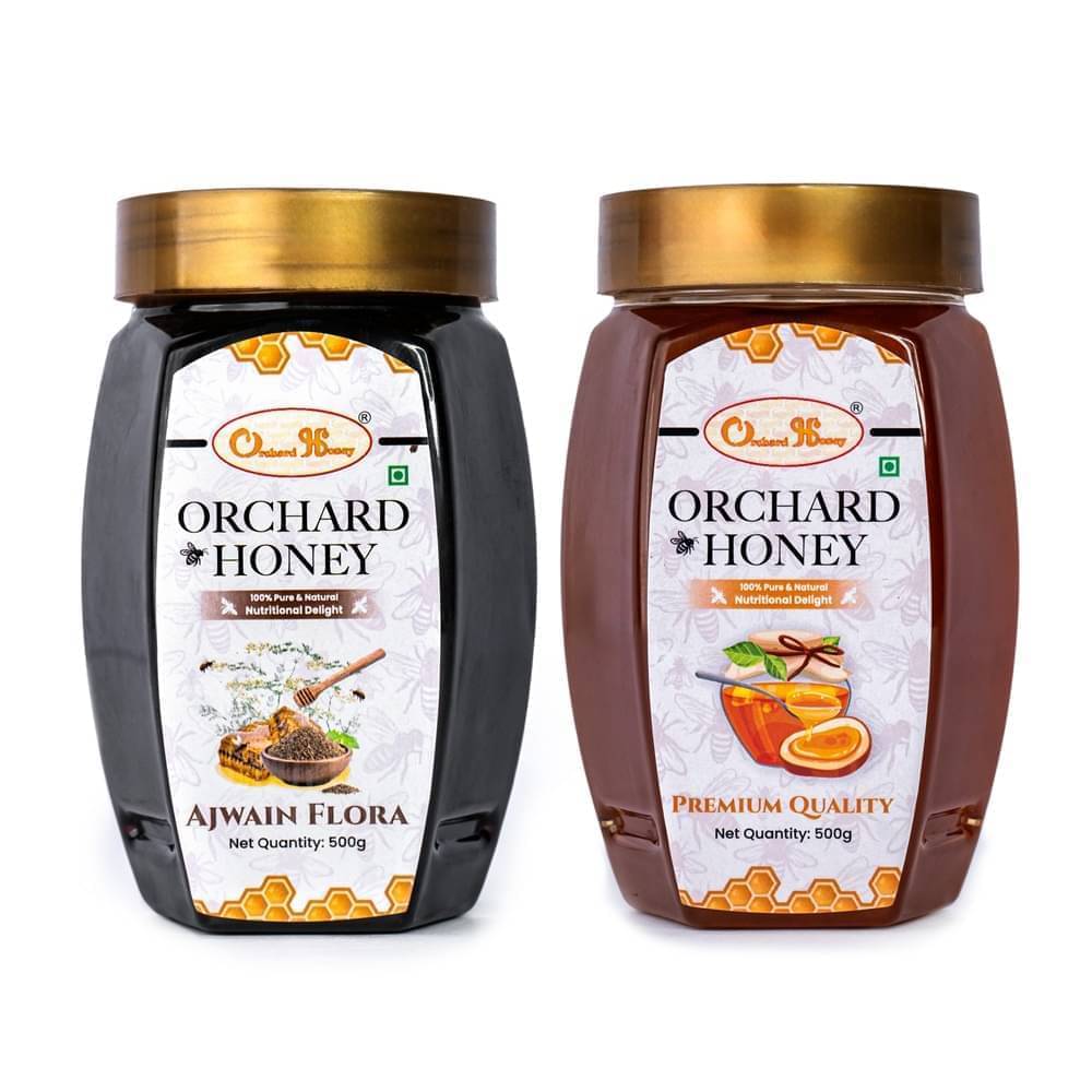     			Orchard Honey Forest Honey Ajwain Flora+Premium 1 kg Pack of 2