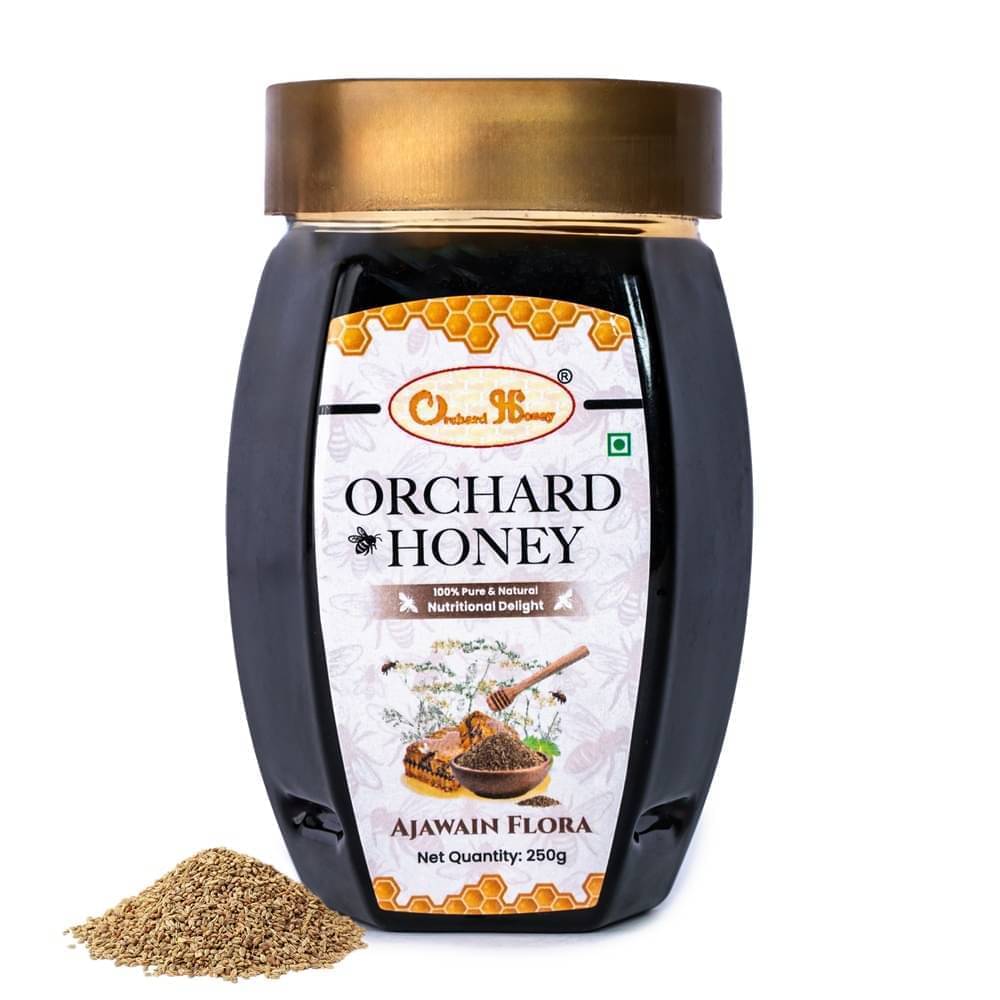 Orchard Honey Forest Honey Ajwain Flora Honey 250 g     			Orchard Honey Forest Honey Ajwain Flora Honey 250 g