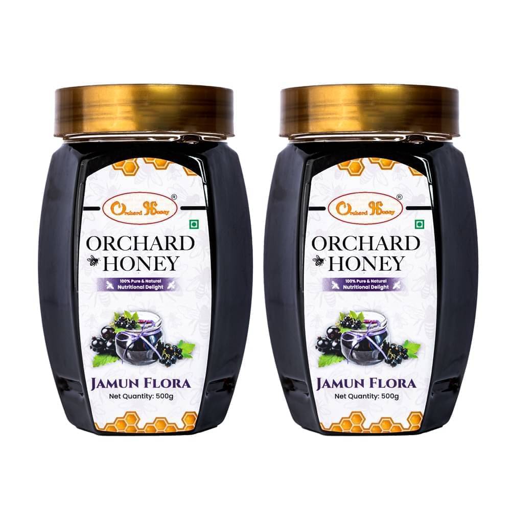 Orchard Honey Forest Honey Jamun Flora Honey 500 g Pack of 2 Orchard Honey Forest Honey Jamun Flora Honey 500 g Pack of 2