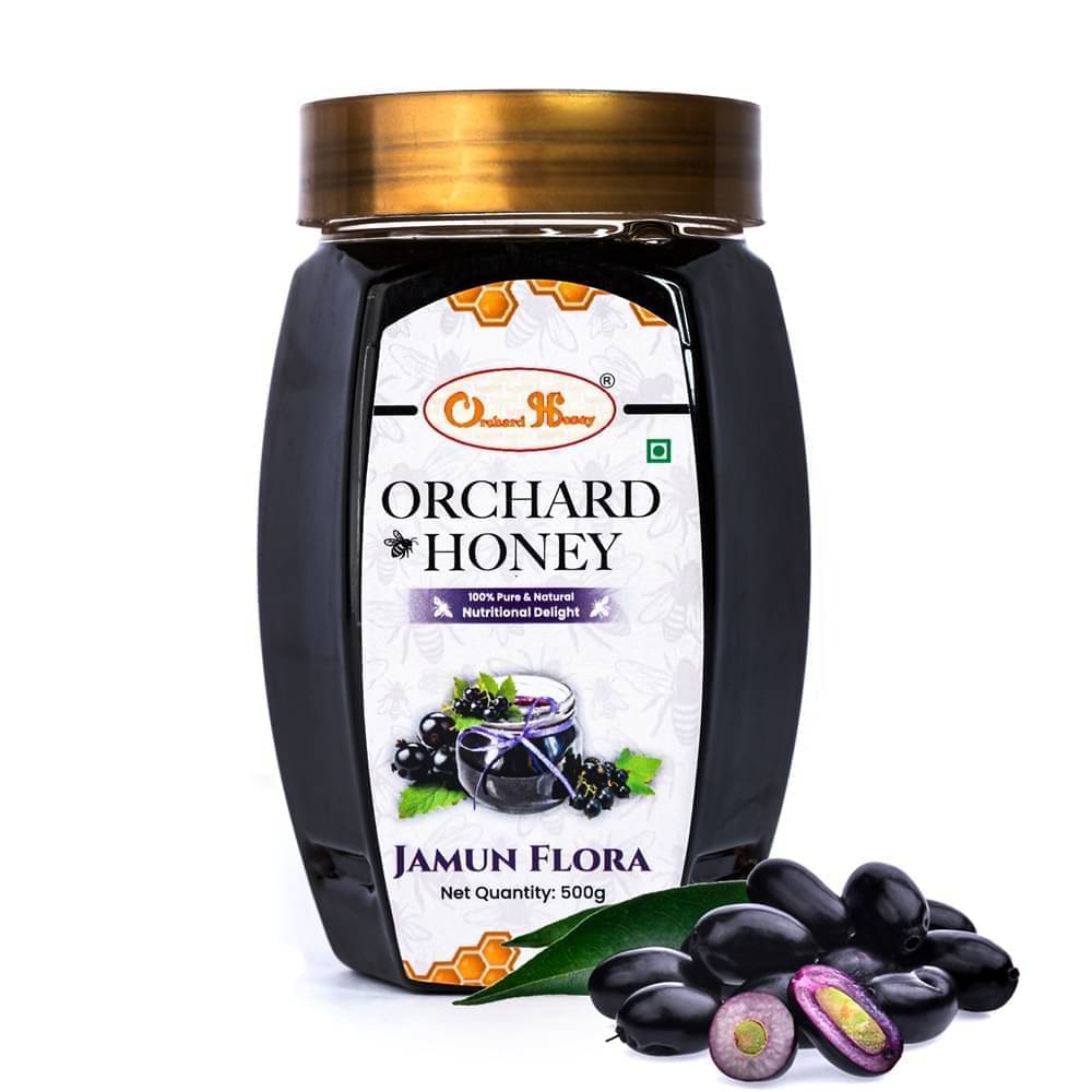 Orchard Honey Forest Honey Jamun Flora Honey 500 g     			Orchard Honey Forest Honey Jamun Flora Honey 500 g