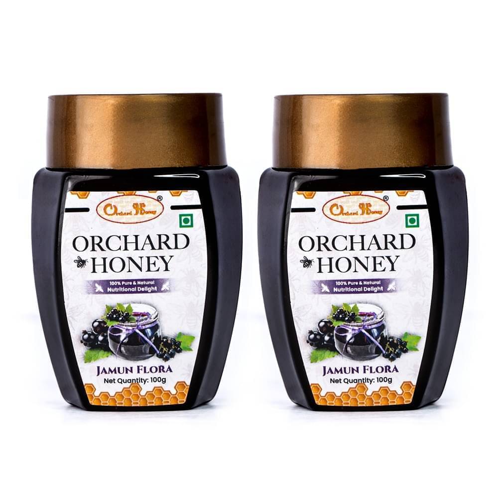 Orchard Honey Forest Honey Jamun Flora Honey 200 g Pack of 2     			Orchard Honey Forest Honey Jamun Flora Honey 200 g Pack of 2