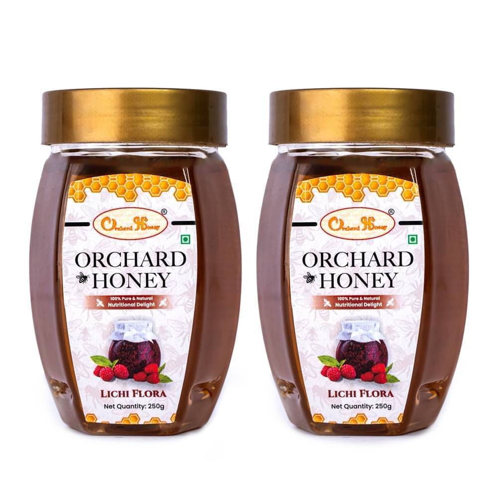 Orchard Honey Forest Honey Litchi Flora Honey 250 g Pack of 2     			Orchard Honey Forest Honey Litchi Flora Honey 250 g Pack of 2