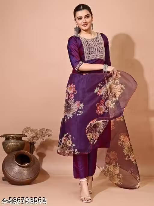     			TRISHAZY Women Cotton Printed Straight Kurti ( Pink )